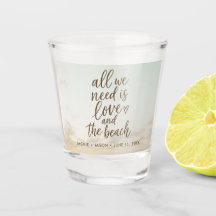 Élégant Amour de la Plage & Cadeau de Mariage de P