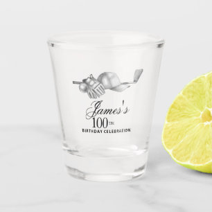 Verre A Shot Elégant Classic Golf 100e Anniversaire Fête Person