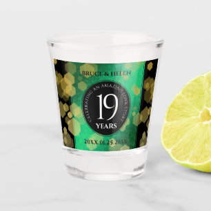 Verre A Shot Élégante 19e anniversaire du Mariage de Jade