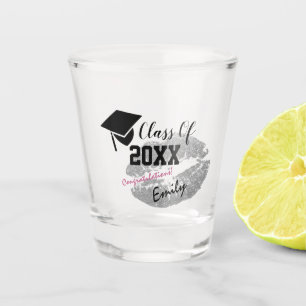Verre A Shot Élégante Graduation & Classe année 20XX, Topper, K