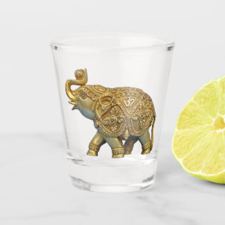 Verre A Shot Eléphant indien