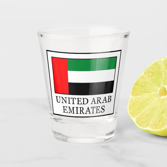 Verre A Shot Émirats arabes unis (Devant)
