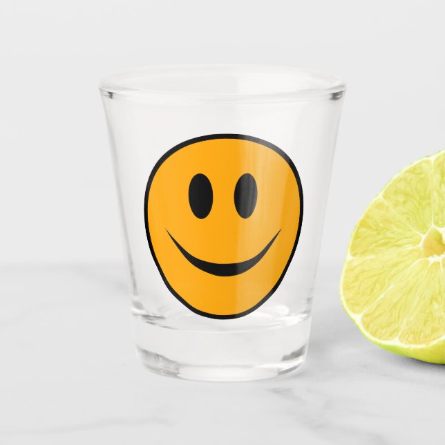 Verre A Shot Emoji du visage souriant (Devant)
