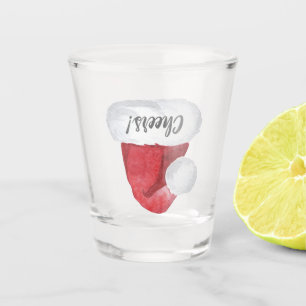 Verre A Shot En Bas ! Le chapeau du Père Noël Upsidedown