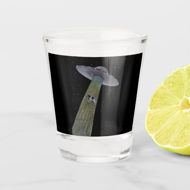 Verre A Shot Enlèvement d'Aliens (Devant)
