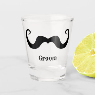 Verre A Shot Enterrement de vie de garçon / mariage moustache n
