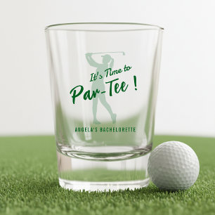 Verre A Shot Enterrement de vie de jeune fille Golf Il est temp