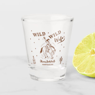 Verre A Shot Enterrement de Vie de Jeune Fille Western Sauvage