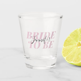 Verre A Shot Épouse à être Nom personnalisé