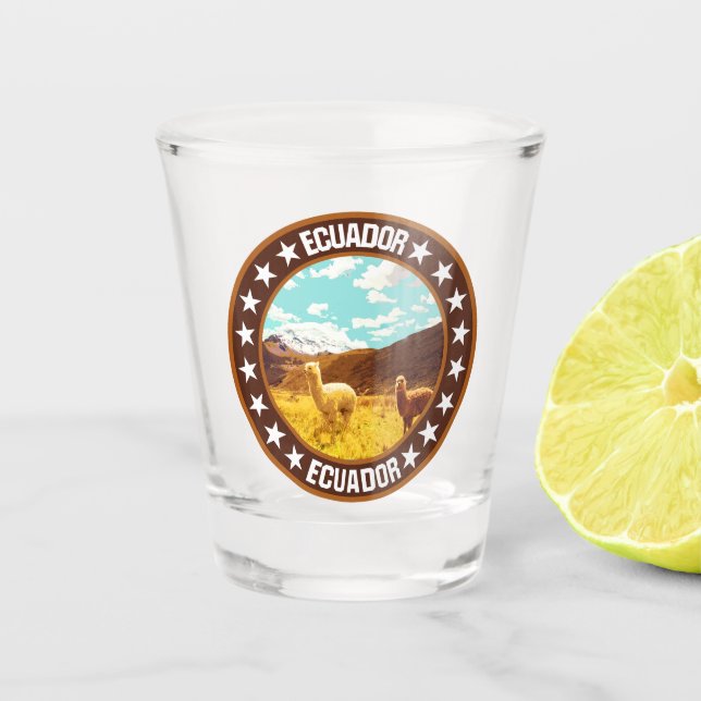 Verre A Shot Équateur (Devant)