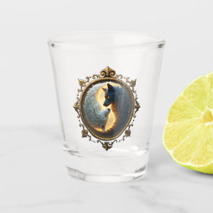 Verre A Shot Équilibre lunaire – Là où les ombres embrassent la