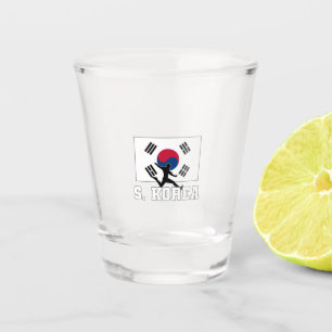 Verre A Shot Équipe de Corée du Sud de football