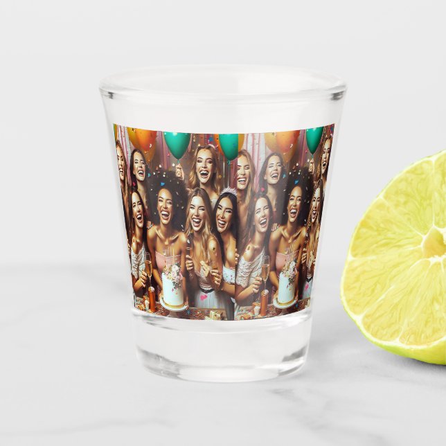Verre A Shot équipe de mariée (Devant)