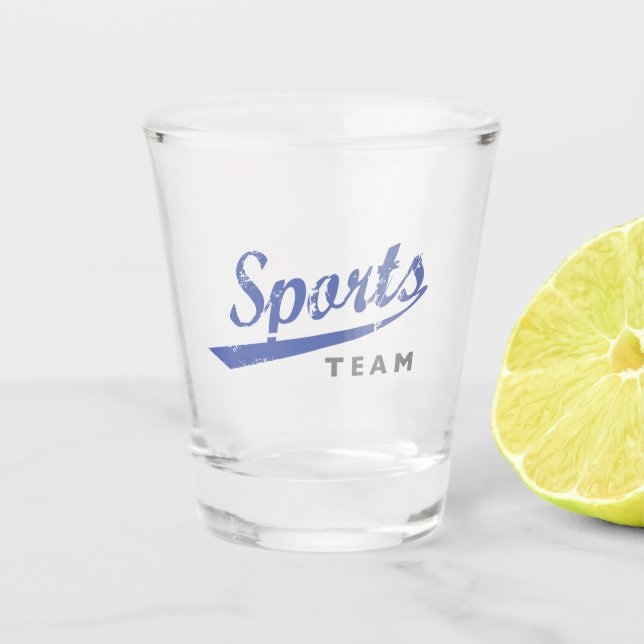Verre A Shot Équipe de sport générique (Devant)