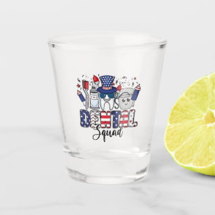 Verre A Shot Équipe dentaire Mignonne hygiéniste dentaire 14 ju