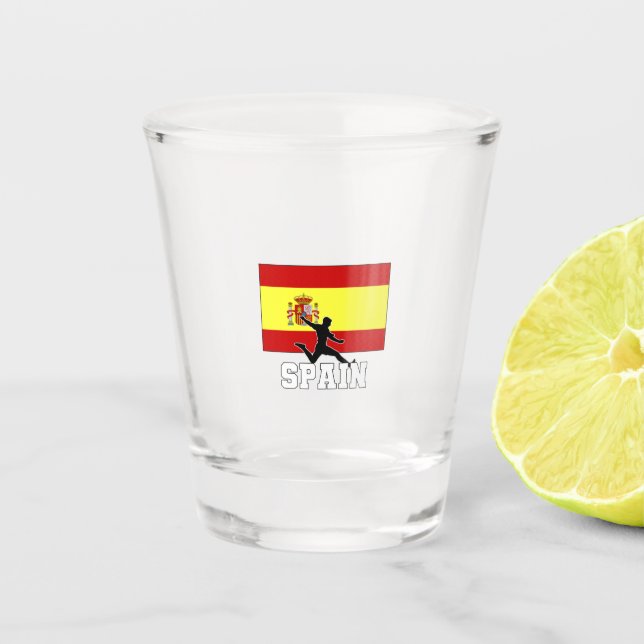 Verre A Shot Équipe d'Espagne de football (Devant)