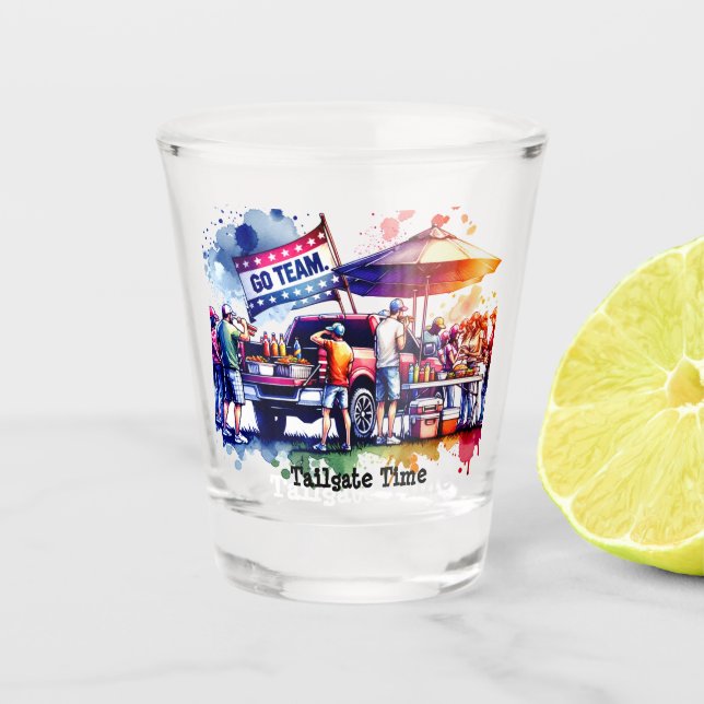 Verre A Shot Équipe d'évaluation du temps (Devant)