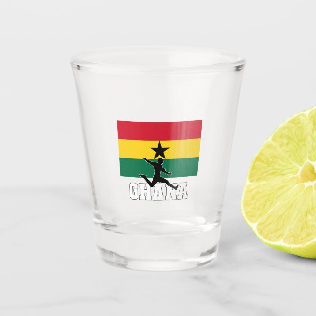 Verre A Shot Équipe du Ghana de football (Devant)