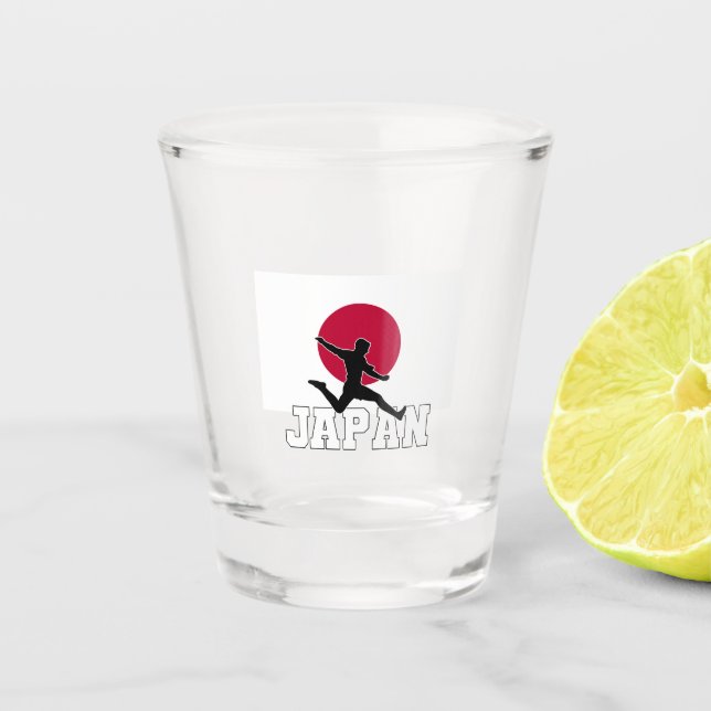 Verre A Shot Équipe du Japon de football Soccer (Devant)