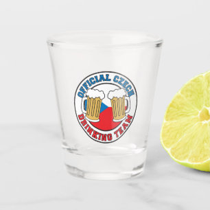 Verre A Shot Équipe potable tchèque officielle
