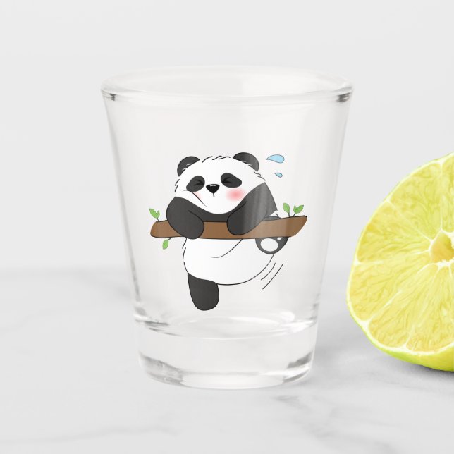 Verre A Shot Escalade Panda double face arrière (Devant)