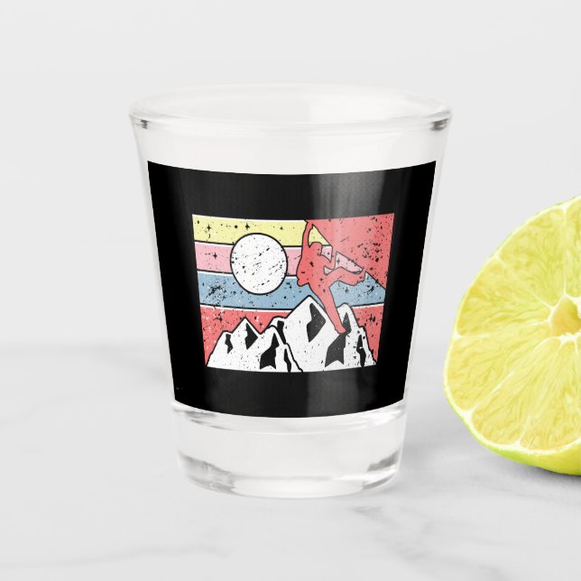 Verre A Shot Escalade Rétro Vintage (Devant)