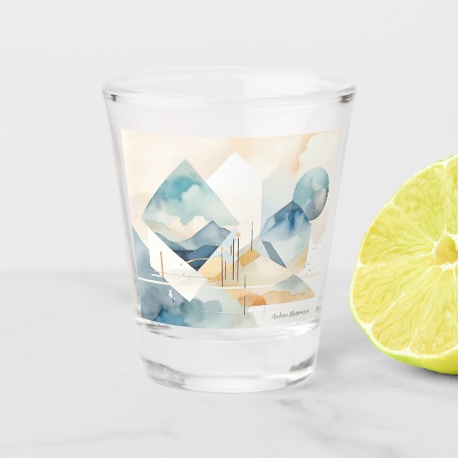 Verre A Shot Esprit Abstrait (Devant)