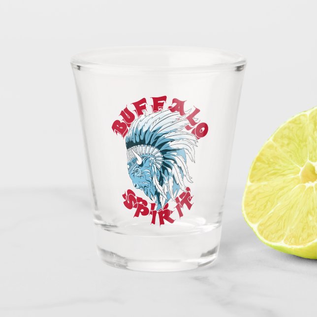 Verre A Shot Esprit animal de Buffalo (Devant)