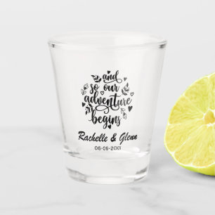 Verre A Shot Et donc notre aventure commence un mariage personn