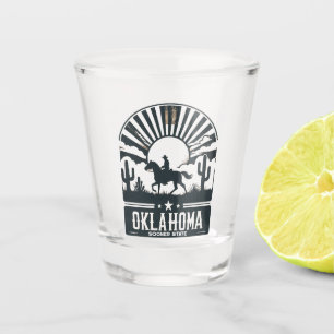 Verre A Shot État d'Oklahoma Sooner