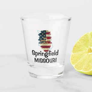 Verre A Shot État du Missouri personnalisé