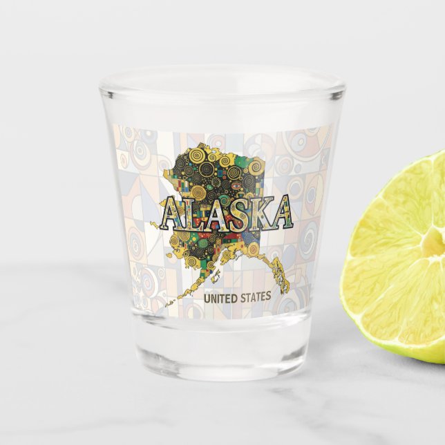 Verre A Shot États-Unis - Alaska (Devant)
