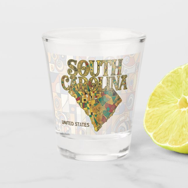 Verre A Shot États-Unis - Caroline du Sud (Devant)