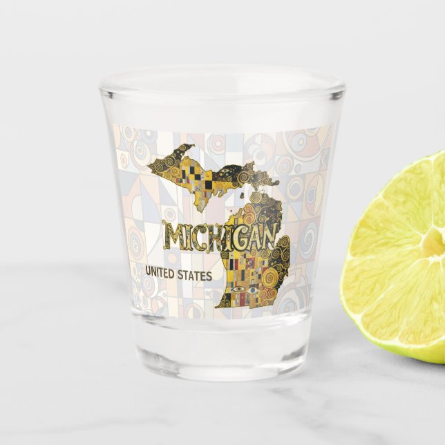 Verre A Shot États-Unis - Michigan (Devant)
