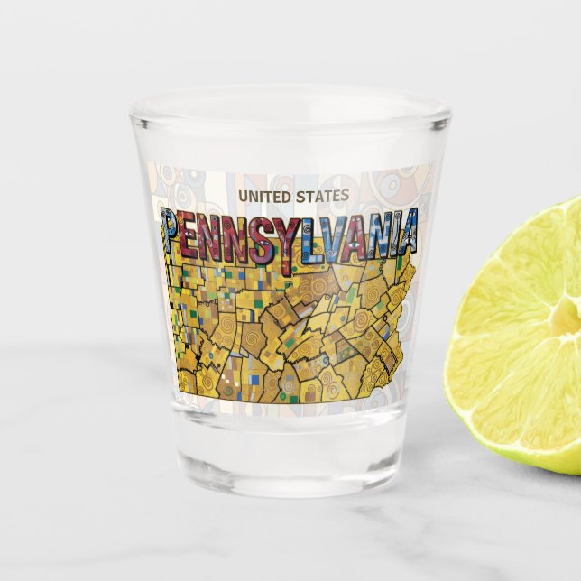 Verre A Shot États-Unis - Pennsylvanie (Devant)