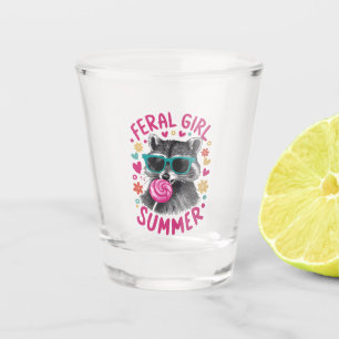 Verre A Shot Été de fille sauvage Opossum Vintage