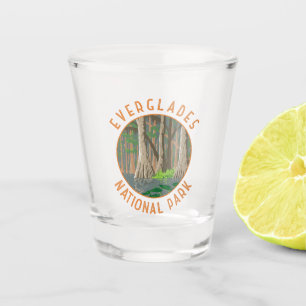 Verre A Shot Everglades Parc National Cercle Retro Perdu