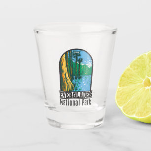 Verre A Shot Everglades Parc National Floride Vintage