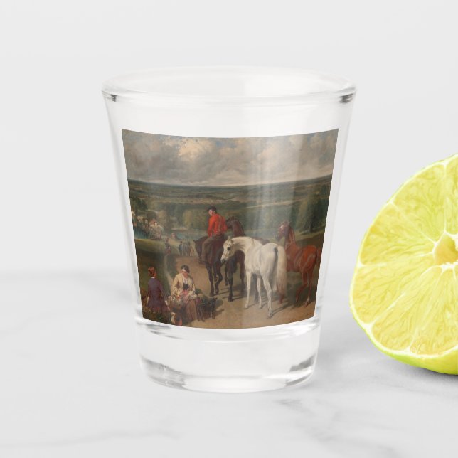 Verre A Shot Exercice des chevaux royaux (art équin) (Devant)