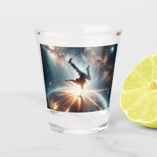 Verre A Shot Explosion de rupture galactique dans l'espace prof