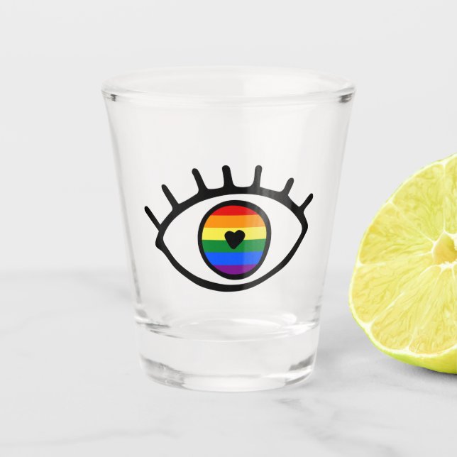 Verre A Shot Eye Rainbow (Devant)