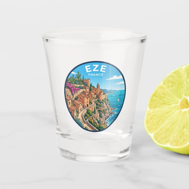 Verre A Shot Èze France (Devant)