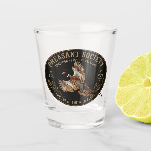 Verre A Shot Faisan  (Devant)