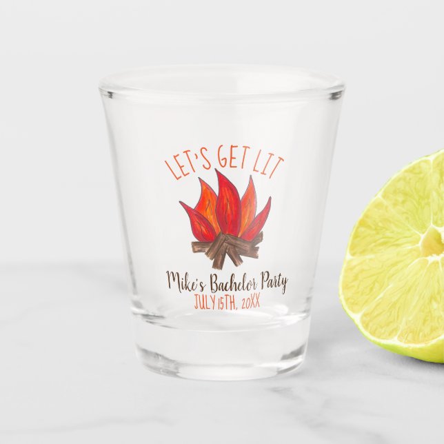 Verre A Shot Faisons la Fête Enterrement de Vie de Garçon EVG F (Devant)