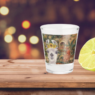 Verre A Shot Fancy Llama et Renoir's Farmhouse