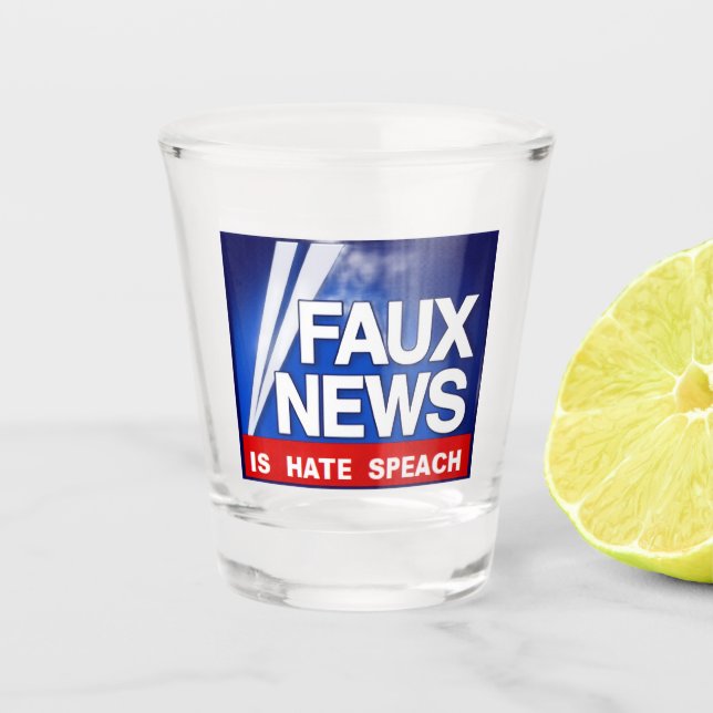 Verre A Shot Faux News (Devant)