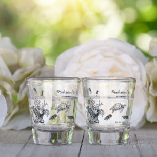 Verre A Shot Faveur de fête personnalisée pour enterrement de v