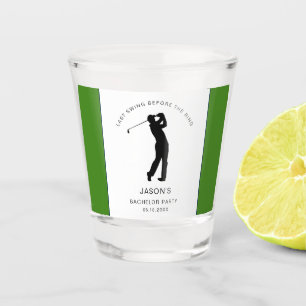 Verre A Shot faveurs de fête d'enterrement de vie de garçon sur