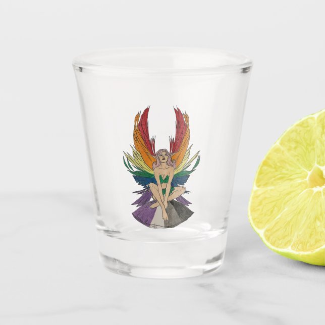 Verre A Shot Fée asexuée (Devant)