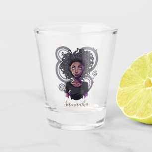 Verre A Shot Femme afro magique